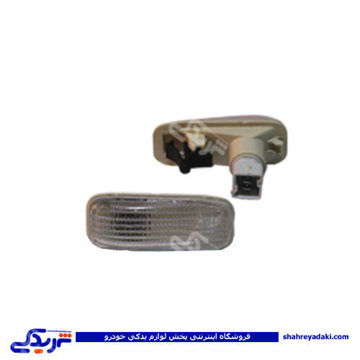 پژو چراغ راهنما بغل گلگیر سمند سفید 9000829023