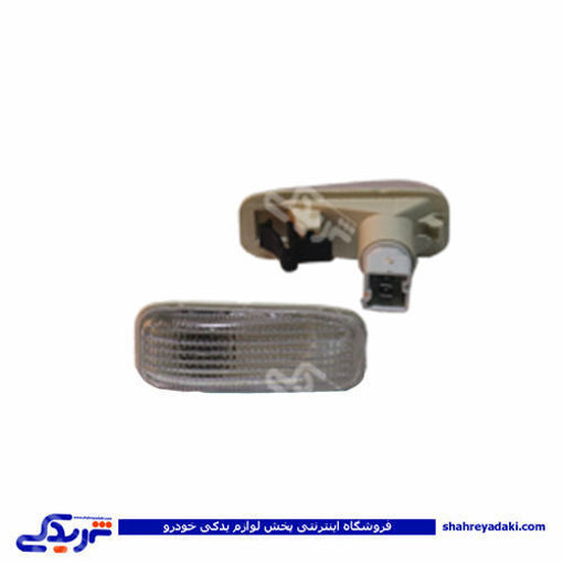 پژو چراغ راهنما بغل گلگیر سمند سفید 9000829023