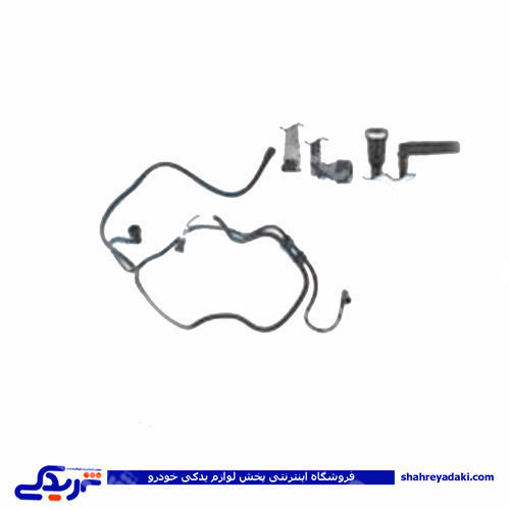 پژو شیلنگ بنزین دو قلو ریل سوخت 206 دوستان 16606401