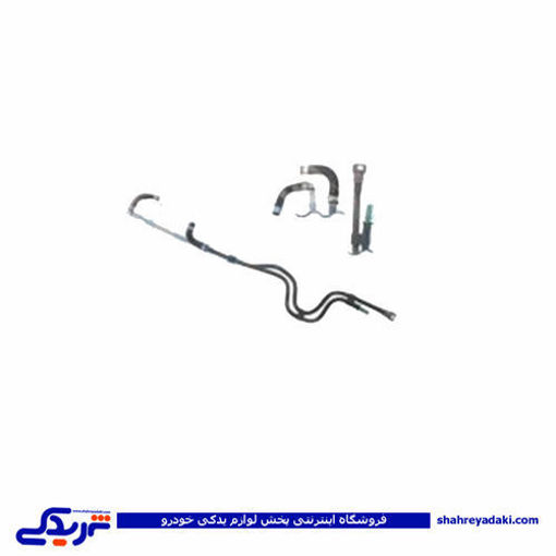 پژو شیلنگ بنزین رفت وبرگشت ریل سوخت ELXجدید دوستان 16606341
