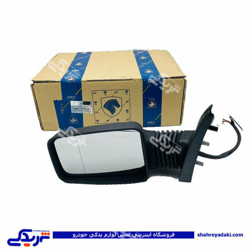 پژو آینه بغل برقی 405 تاشو دستی چپ ایساکو با پایه  10103799