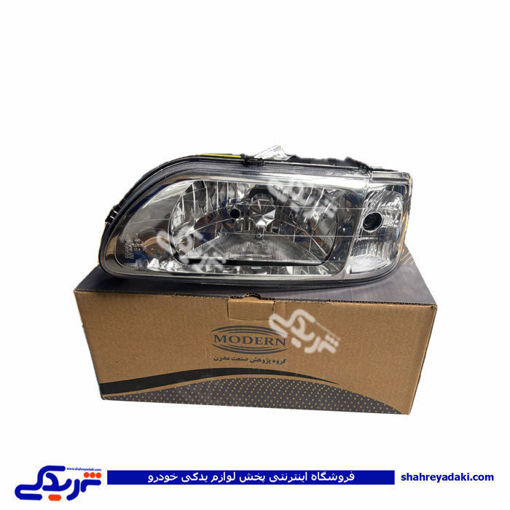 چراغ جلو پراید چپ 131 و 141 بدون موتور مدرن 9000829120