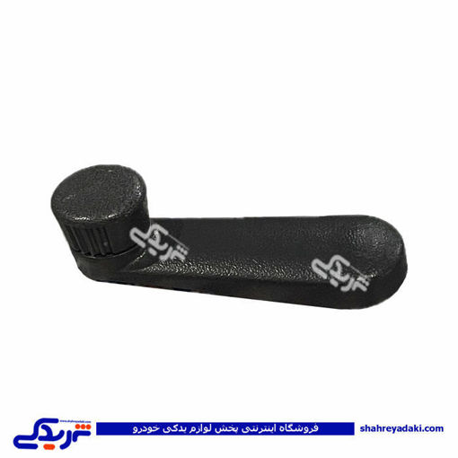 مجموعه دستگیره شیشه بالابر عقب پراید (رنگی) سایپایدک 518152